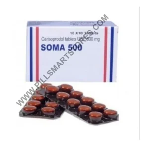 Soma 500mg tablet for muscle pain and spasm relief