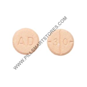 Adderall 30mg tablet used for attention deficit hyperactivity disorder (ADHD) treatment