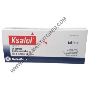 Ksalol 1mg tablet for anxiety and panic disorder relief